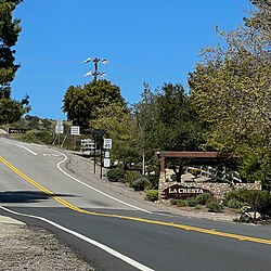 La Cresta Sign as seen from Avenida La Cresta