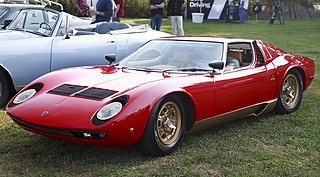 The Lamborghini Miura is a sports car produced by Italian 