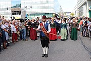 Deutsch: Stadtkapelle Melk an der Donau beim Erntedankumzug beim Landhausfest 2022 in St. Pölten anlässlich 100 Jahre Niederösterreich