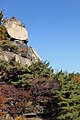 Rockface on Inwangsan mountain in Seodaemun District.
