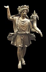 Figurine van een Lar in brons