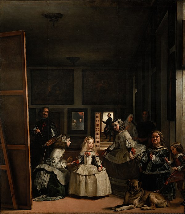 Las Meninas (1656, English: The Maids of Honour) by Diego Velázquez