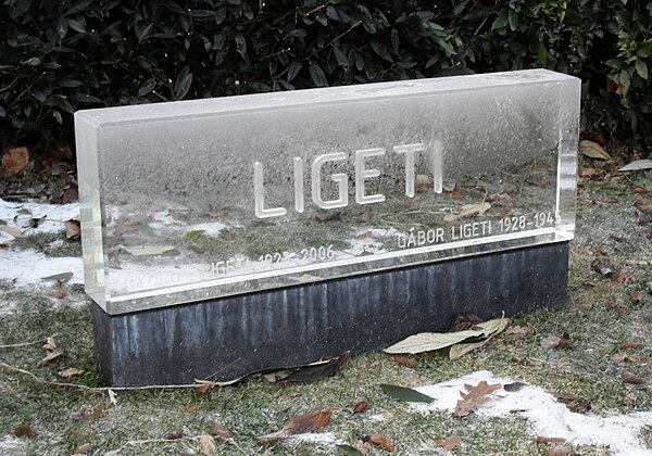 Ligeti's grave in Vienna Central Cemetery