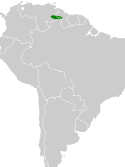 Distribución geográfica del guardabosques acollarado.