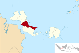 Reggenza di Bangka Centrale – Mappa