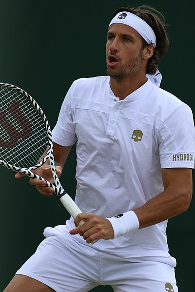 López at the 2019 Wimbledon Championships