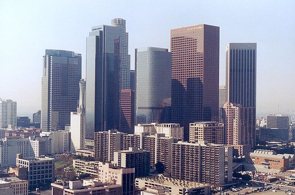 Le centre-ville de Los Angeles. (définition réelle 2 816 × 1 880)