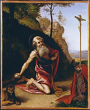 Saint Jerome in Penitence by Lorenzo Lotto Lotto, san girolamo, allentown.jpg