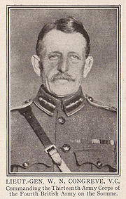 Sepia portrait image of middle aged man in British General Staff uniform