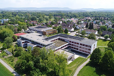 Luftbild Fürstenberg Gymnasium Donaueschingen 2018