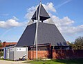 Lundehus Kirke during remodelling.