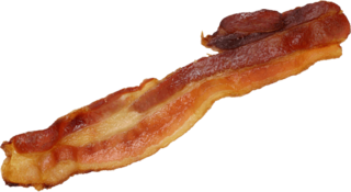 Bacon Type of salt-cured pork