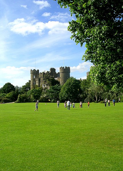 Malahide Castle stands within an extensive demesne