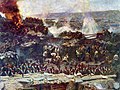 A detail of panoramic painting The Siege of Sevastopol by Franz Roubaud, 1904.