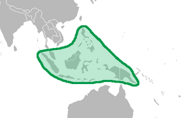Malesia as defined by WGSRPD since 2001