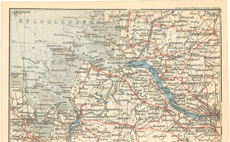 File:Map elbe mouth 1910.jpg