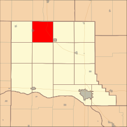 Map highlighting Pebble Township, Dodge County, Nebraska.svg