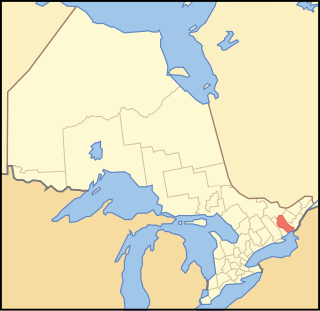 <span class="mw-page-title-main">Frontenac County</span> County in Ontario, Canada