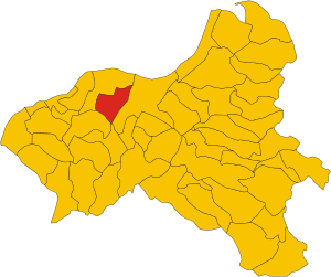 Map of comune of Cessaniti (province of Vibo Valentia, region Calabria, Italy).svg