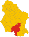 Collocatio finium Municipii Lucensis in Provincia Lucensi.