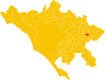Map of comune of Rocca Santo Stefano (province of Rome, region Lazio, Italy).svg