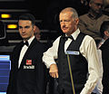 Marcel Eckardt and Steve Davis at Snooker German Masters (Martin Rulsch) 2014-01-29 01.jpg
