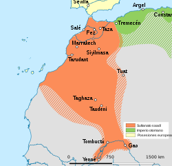 Maroc - fin XVIe siècle2-es.svg