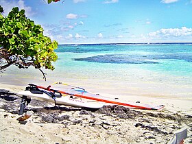 Playa de la península de Sainte-Anne