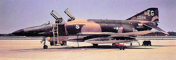 A McDonnell Douglas RF-4C Phantom of the Eglin AFB based 3247th Test Squadron, seen in 1971