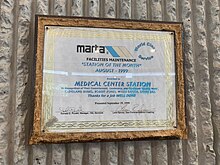 Medical Center Award for Station of the Month for August 1999 Medical Center Award.jpg