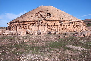 <span class="mw-page-title-main">Madghacen</span> Ancient mausoleum-temple in Algeria