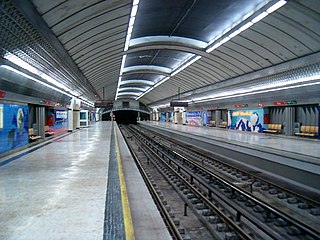 <span class="mw-page-title-main">Olivais Station</span> Metro station in Lisbon, Portugal