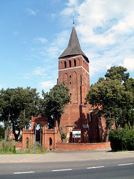 De kerk in Miłobądz