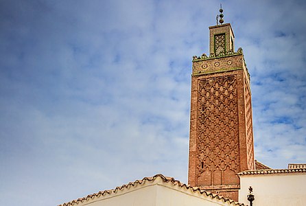 Seen on the minaret of the Sidi Boumediene Mosque built in 1347 Photograph: Jamelmatari