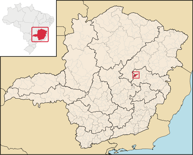 Localização de Materlândia em Minas Gerais