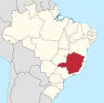 Minas Gerais in Brazil.svg