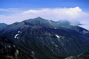 Mount Tokachi from Mount Biei 1998-8-9.jpg