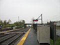 Like many more modern railroad stations it has one of these electronic signs.