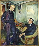 Munch: Lucien Dedichen en Jappe Nilssen, 1925-1926