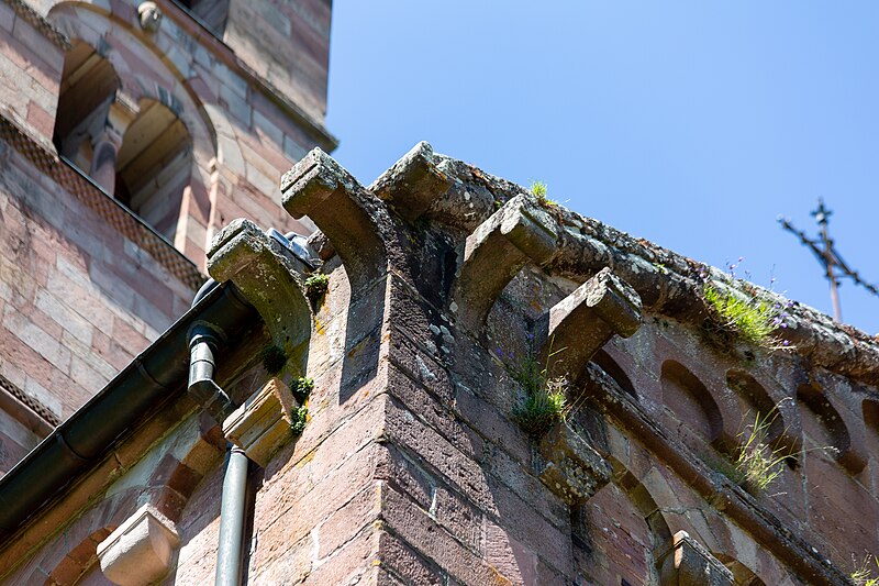 File:Murbach. Abbey church. Eastern facade. Wall. 2021-06-13 12-50-14.jpg