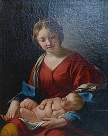 Vierge à l'Enfant de Jacques Blanchard (1637-1638).