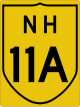 National Highway 11A Schild}}