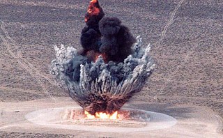 An explosion is a rapid increase in volume and release of energy in an extreme manner, usually with the generation of high temperatures and the release of gases. Supersonic explosions created by high explosives are known as detonations and travel via supersonic shock waves. Subsonic explosions are created by low explosives through a slower burning process known as deflagration.