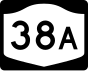 New York State Route 38A marker