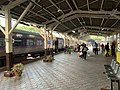 รถไฟจากกรุงเทพฯ เข้าจอดที่ชานชาลา