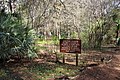 Native plant arboretum sign