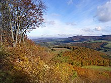 Blick ins NSG- und FFH-Gebiet Boyneburg und Schickeberg bei Breitau