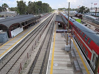 <span class="mw-page-title-main">Netanya railway station</span> Railway station in Israel