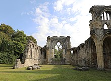 The east window of the church Netley Abbey towards presbytery.jpg