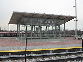 <span class="mw-page-title-main">35th Street station</span> Commuter rail station in Chicago, Illinois